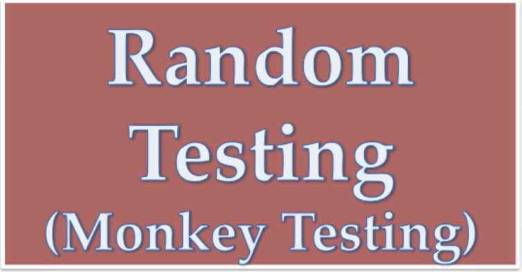 Random Testing in software Testing