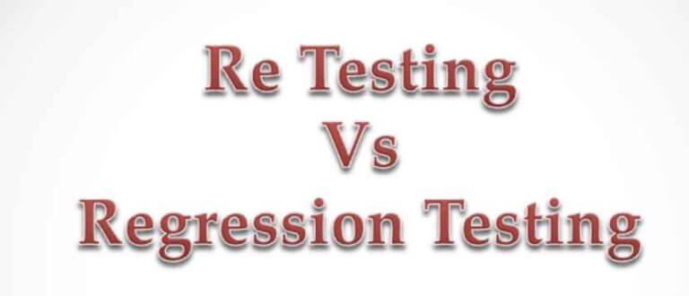 Re Testing Vs Regression Testing