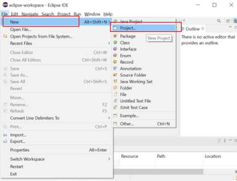 Selenium- Configure Libraries in Eclipse - Create Project -1