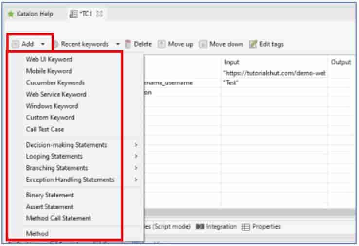 Katalon studio write excel custom keyword - Katalon Studio