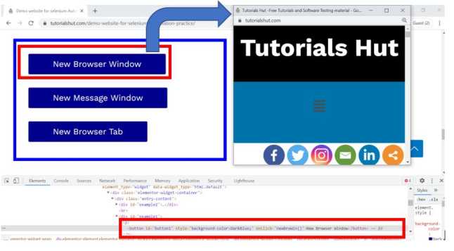 Handle multiple windows using Selenium WebDriver Example