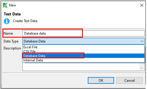 DataBase Data_Katalon Studio