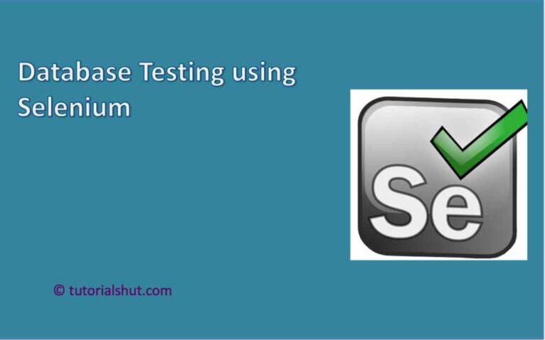 database-testing-using-selenium-tutorials-hut