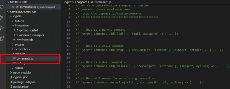 command.js_Custom commands in cypress